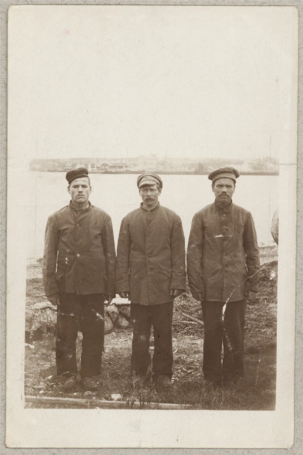 Tre russiske krigsfanger ved Assens