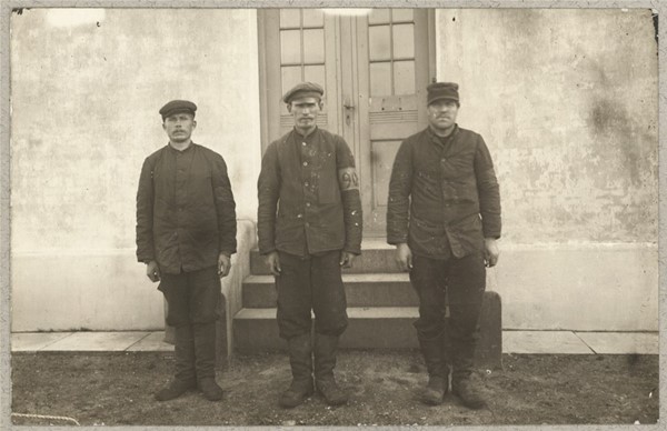 Tre russiske krigsfanger i Brørup