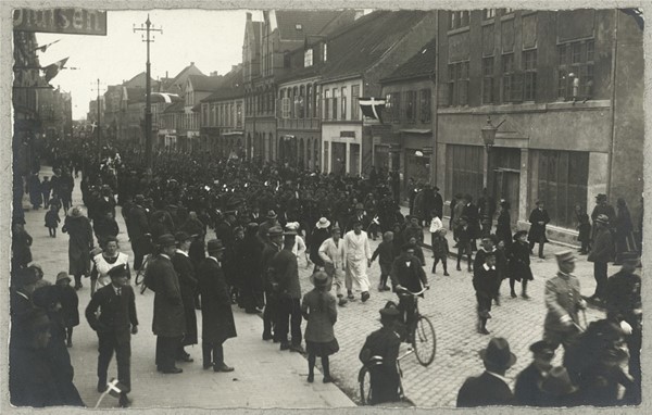 Sønderjysk Kommando rykker ind i Sønderborg 5. maj 1920