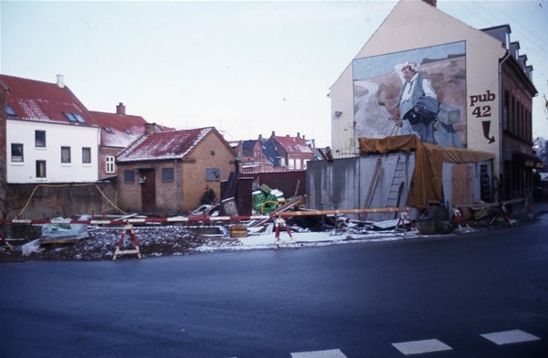 Hjørnet Blæsbjerggade støbning af fundamenter