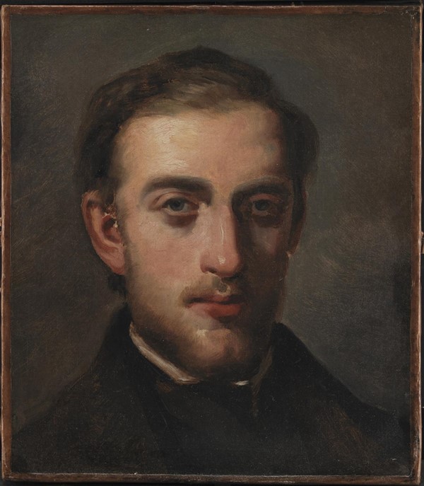 Portræt af maleren Fritz Melbye (1826-69)