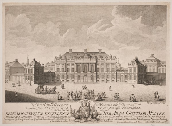 Det Moltkeske Palais på Amalienborg Slotsplads