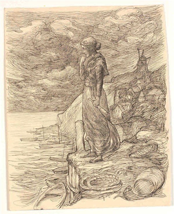 Illustration til Alfred Tennyson 