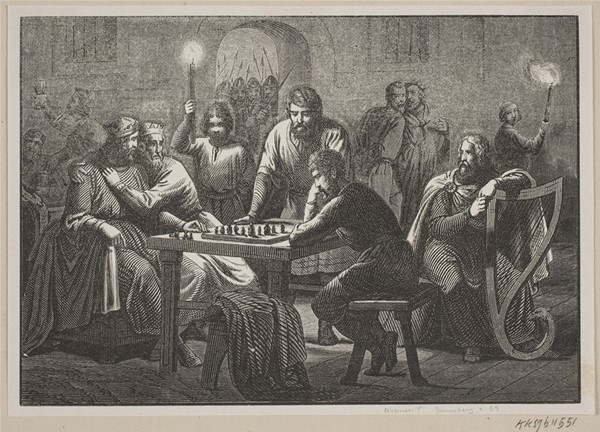 Ilustration til Fabricius' Danmarks historie. 