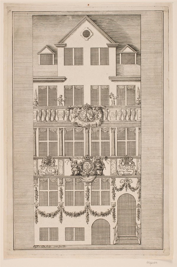 Illumination ved Prinsesse Louises Indtog 11. Dec.1743 