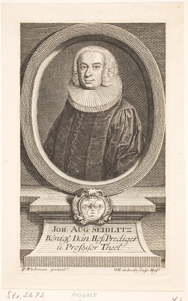Johan August Seidlitz, Præst