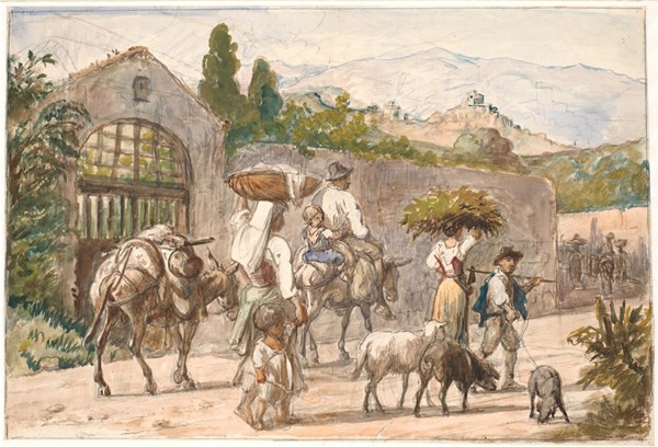 Landboere på vej til Rom