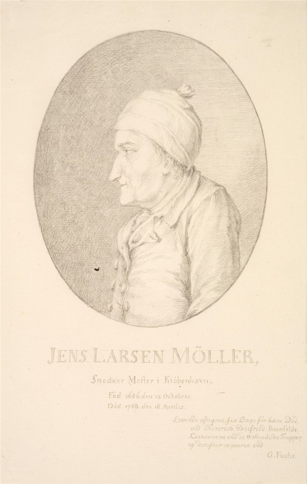 Portræt af Jens Larsen Møller