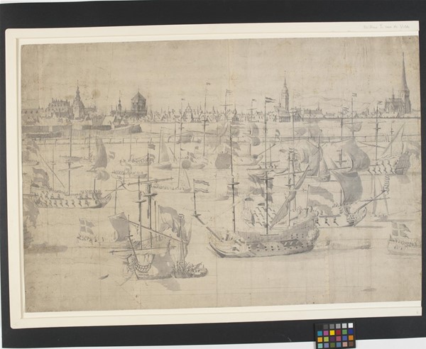 Den hollandske flåde på Københavns Red 1658